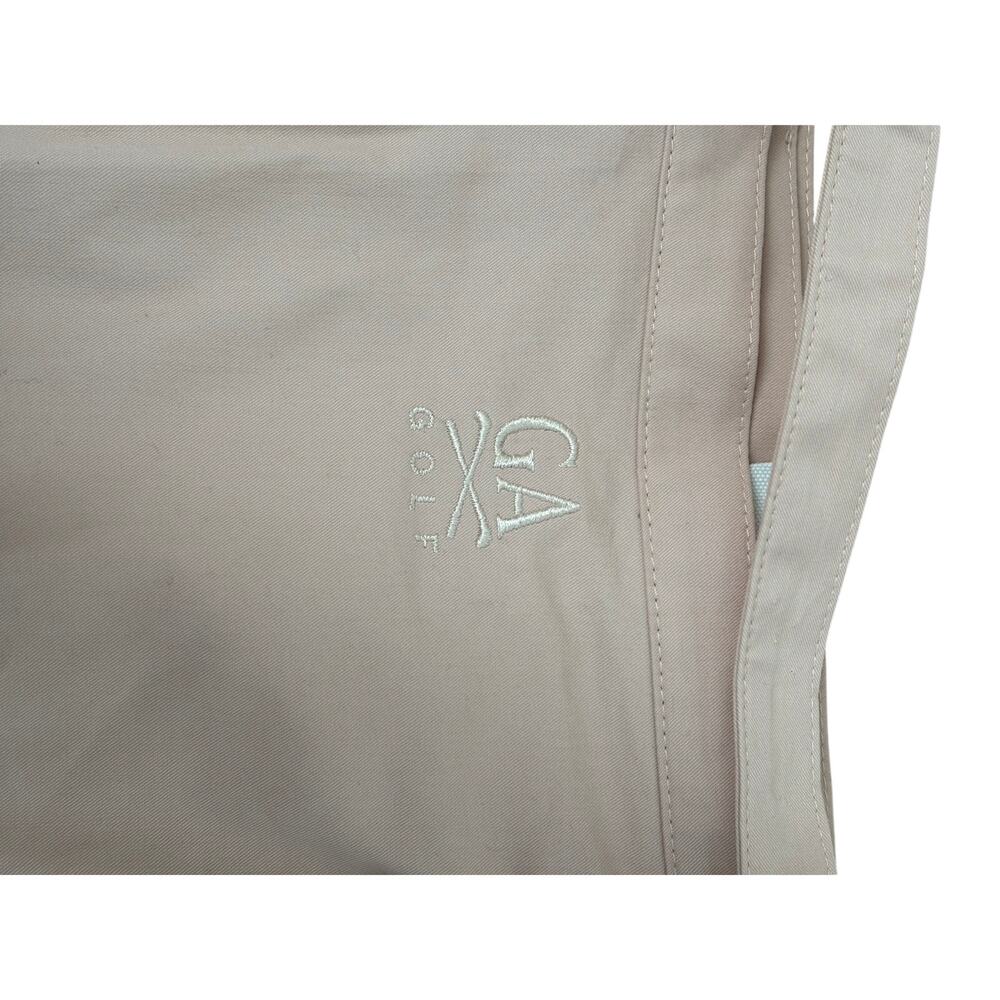 Giorgio Armani Golf Wrap Skirt Beige Cotton Mini Skirt Italy Size 42 - Picture 6 of 9